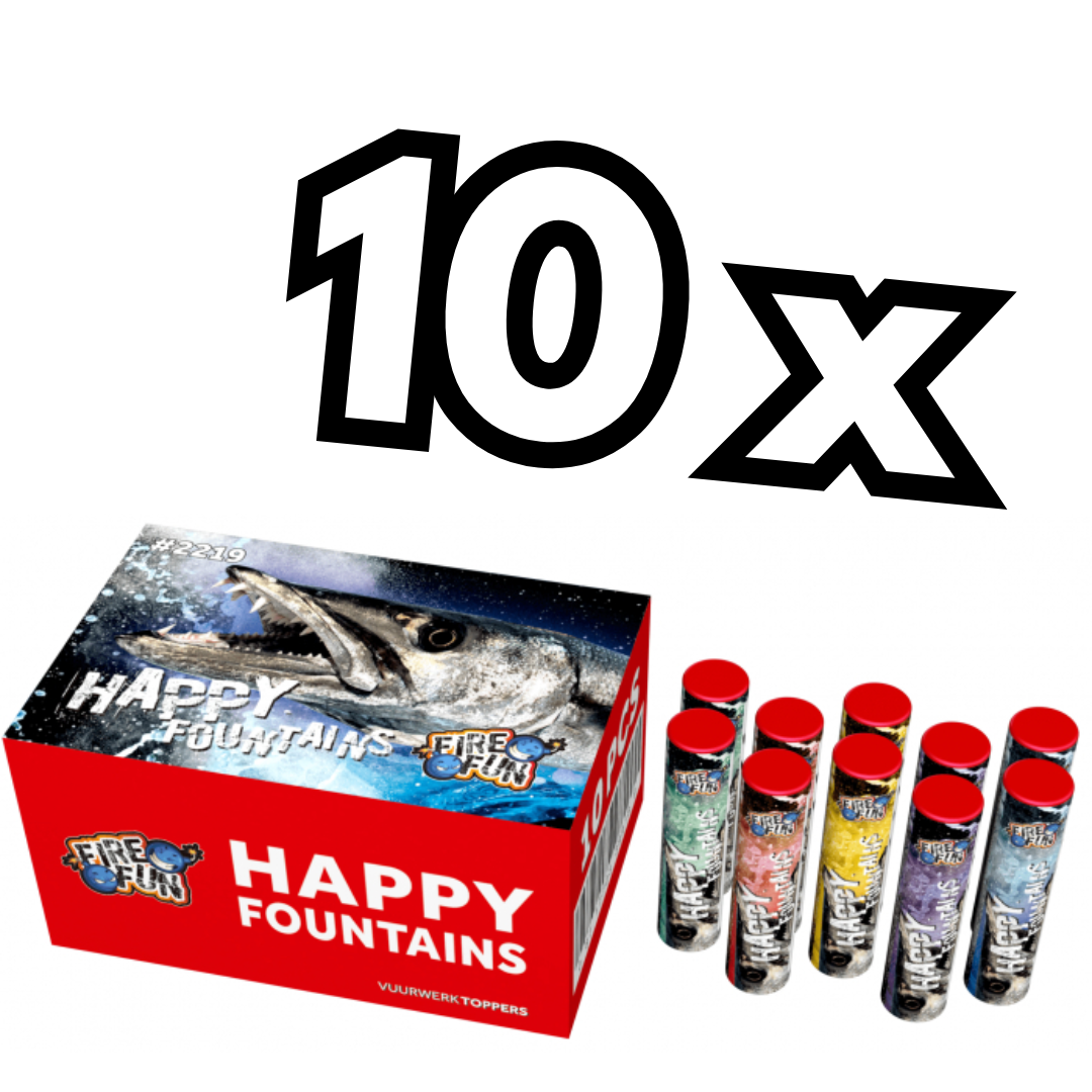 SUPER AANBIEDING 10 PAK Happy Fountain